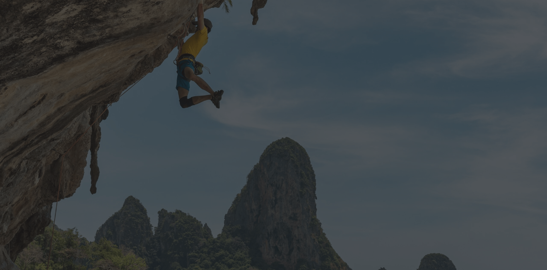 Rock climbing